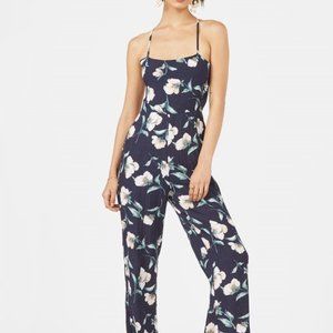 Floral Open Back Jumpsuit